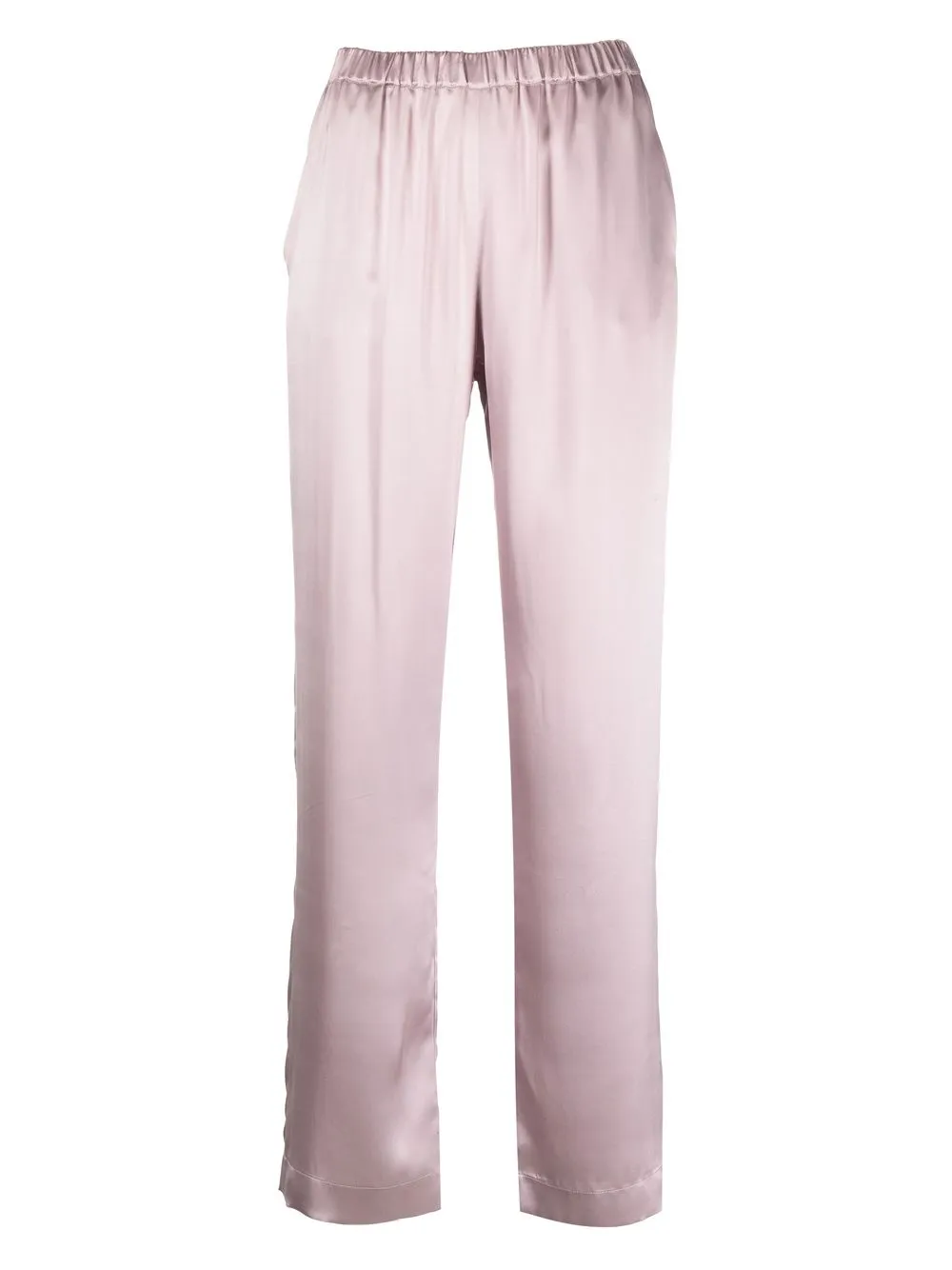 

Carine Gilson mid-rise silk satin pyjama bottoms - Purple