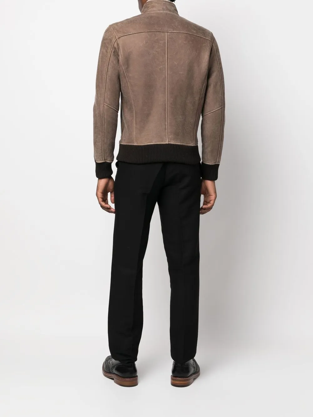 Barba Suède bomberjack Bruin