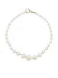 Mizuki 14kt yellow gold pearl bracelet