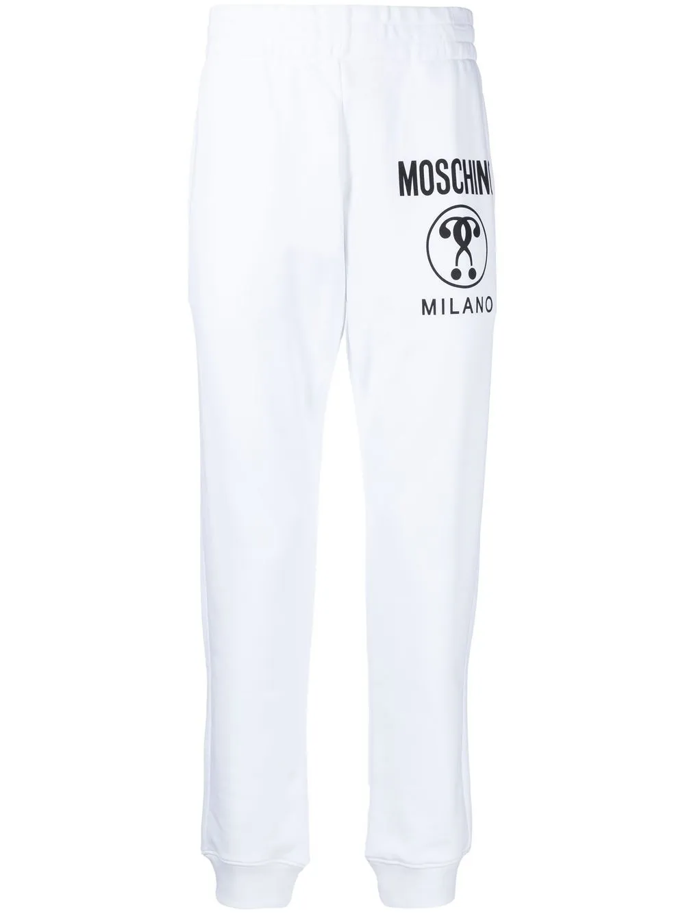 

Moschino pants con logo estampado - Blanco