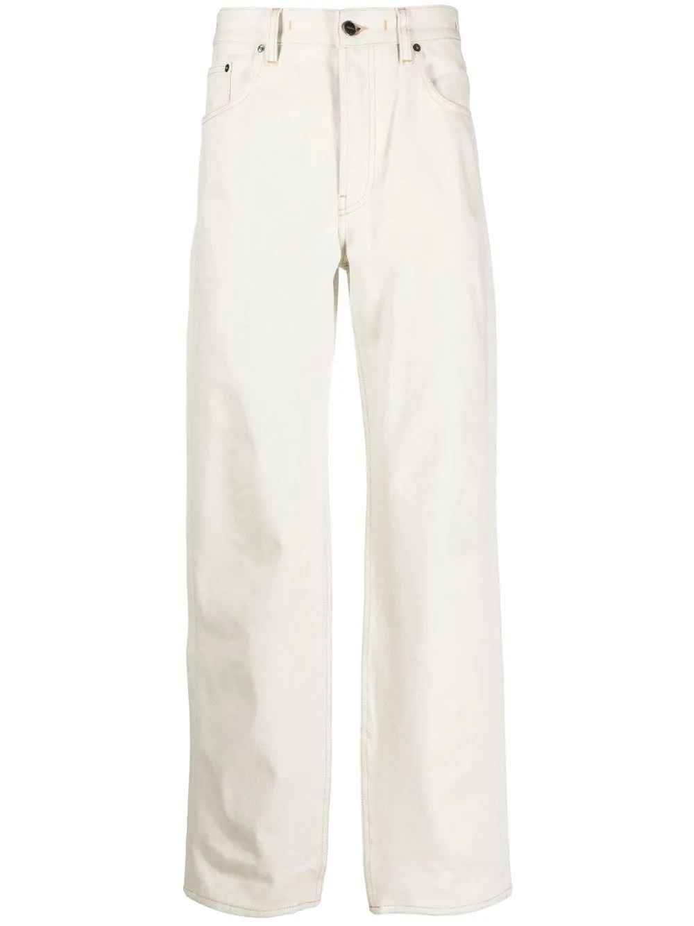 

Jacquemus jeans rectos con tiro alto - Neutro