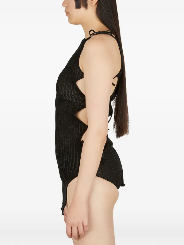 A. ROEGE HOVE リブニット トップ | ブラック | FARFETCH JP