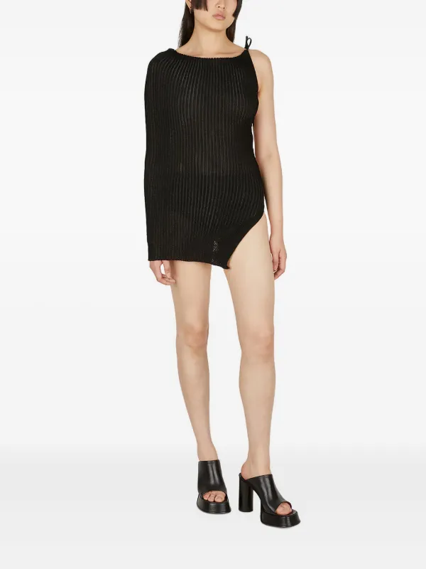 A. ROEGE HOVE ribbed-knit Top | Black | FARFETCH KW
