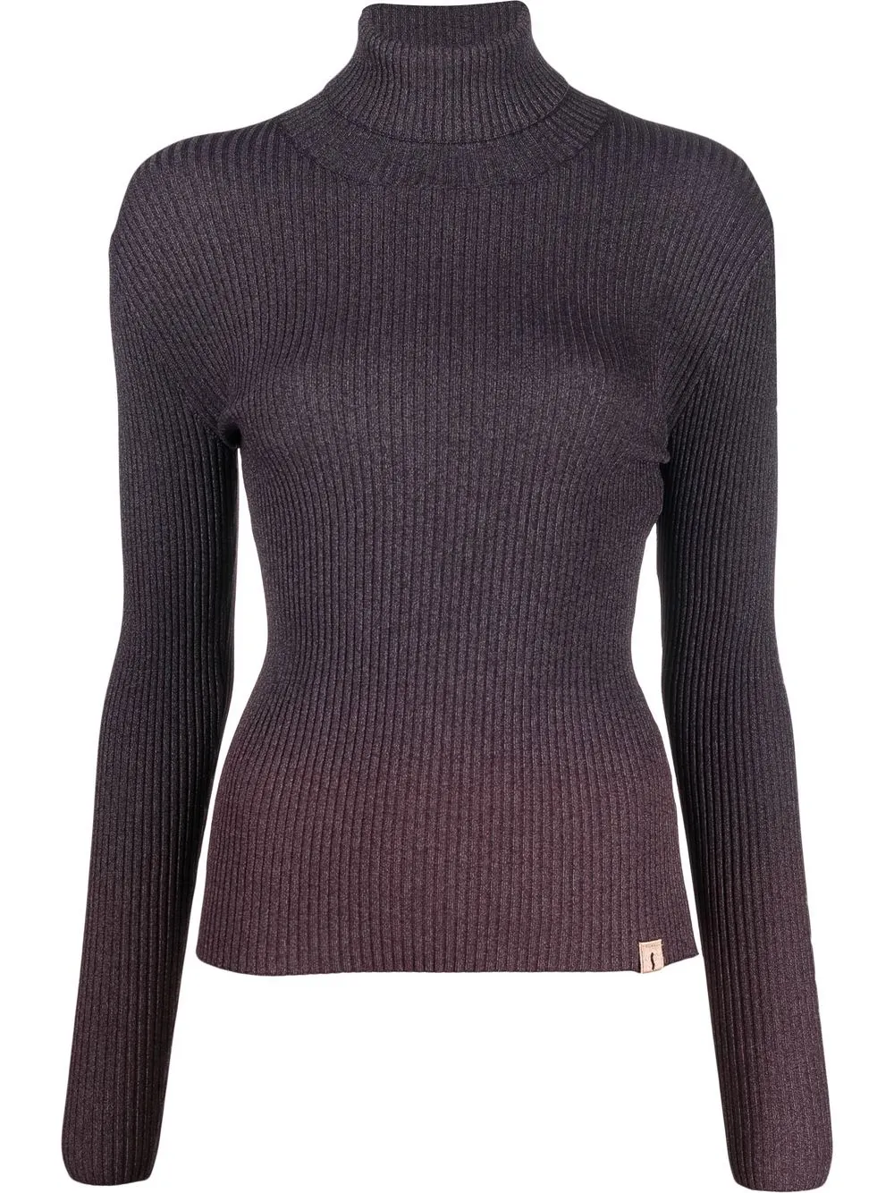 

Ssheena ribbed-knit ombre jumper - Purple