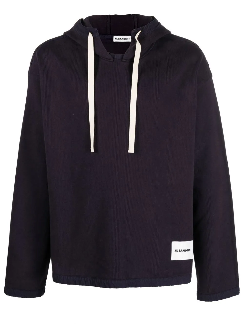 

Jil Sander hoodie con parche del logo - Morado