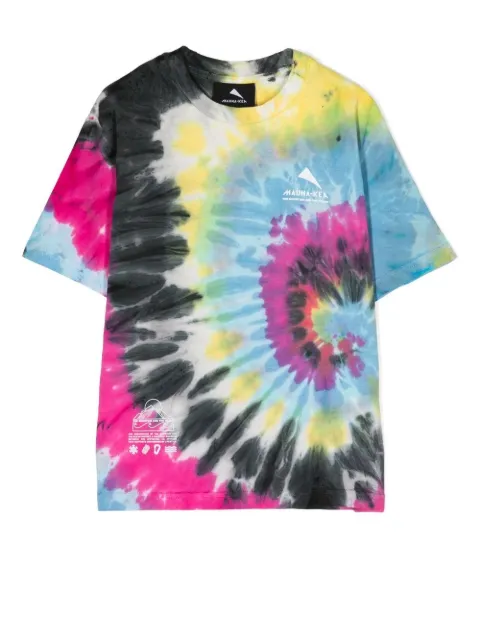 Mauna Kea playera con estampado tie dye