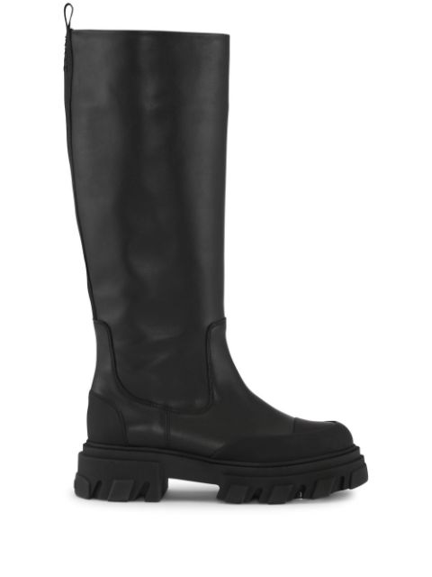 GANNI Cleated Tubular knee boots Women