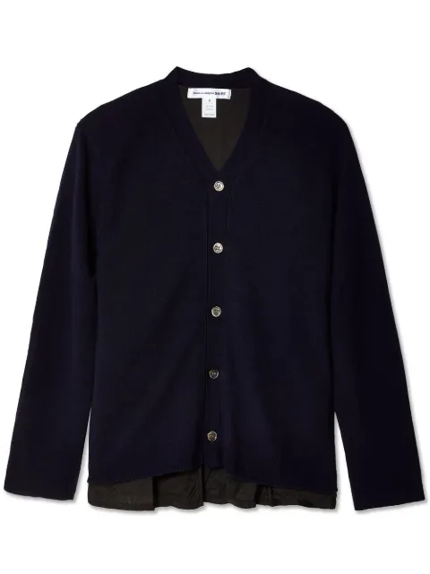 Comme Des Garçons Shirt long-sleeve layered cardigan shirt