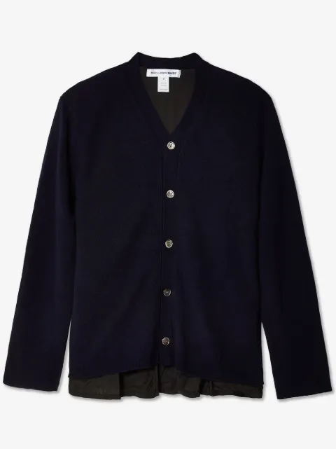 Comme Des Garçons Shirt long-sleeve layered cardigan shirt