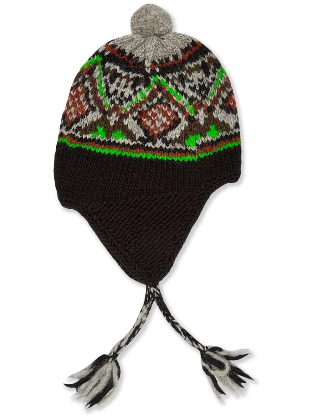 

Junya Watanabe MAN gorro tejido con pompón - Negro