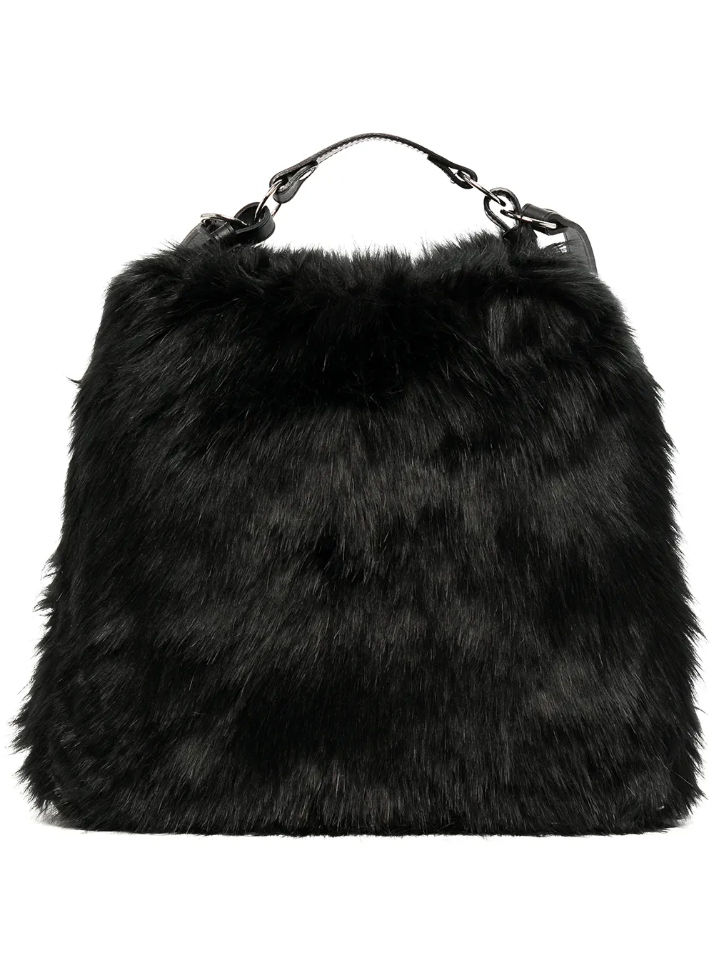 

Junya Watanabe faux-fur detail backpack - Black