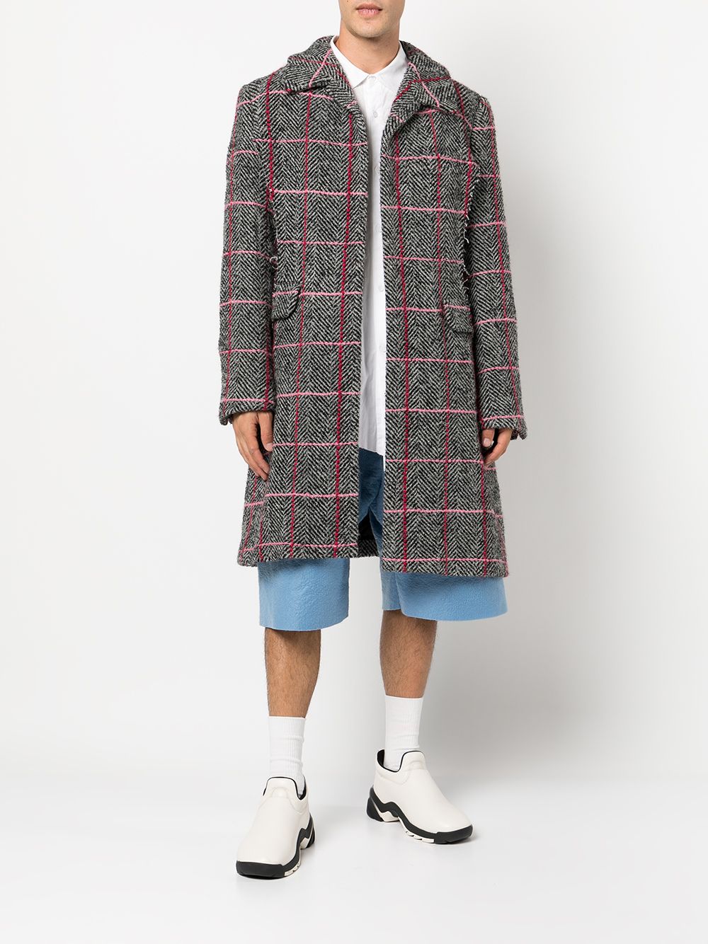 Comme des Garcons Homme Plus colour-block panelled blazer Men