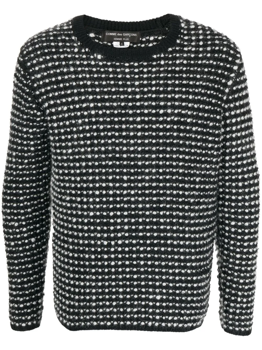 

Comme Des Garçons Homme Plus chunky knitted jumper - Black
