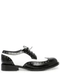 Comme Des Garçons Comme Des Garçons perforated-detail lace-up brogues - Black