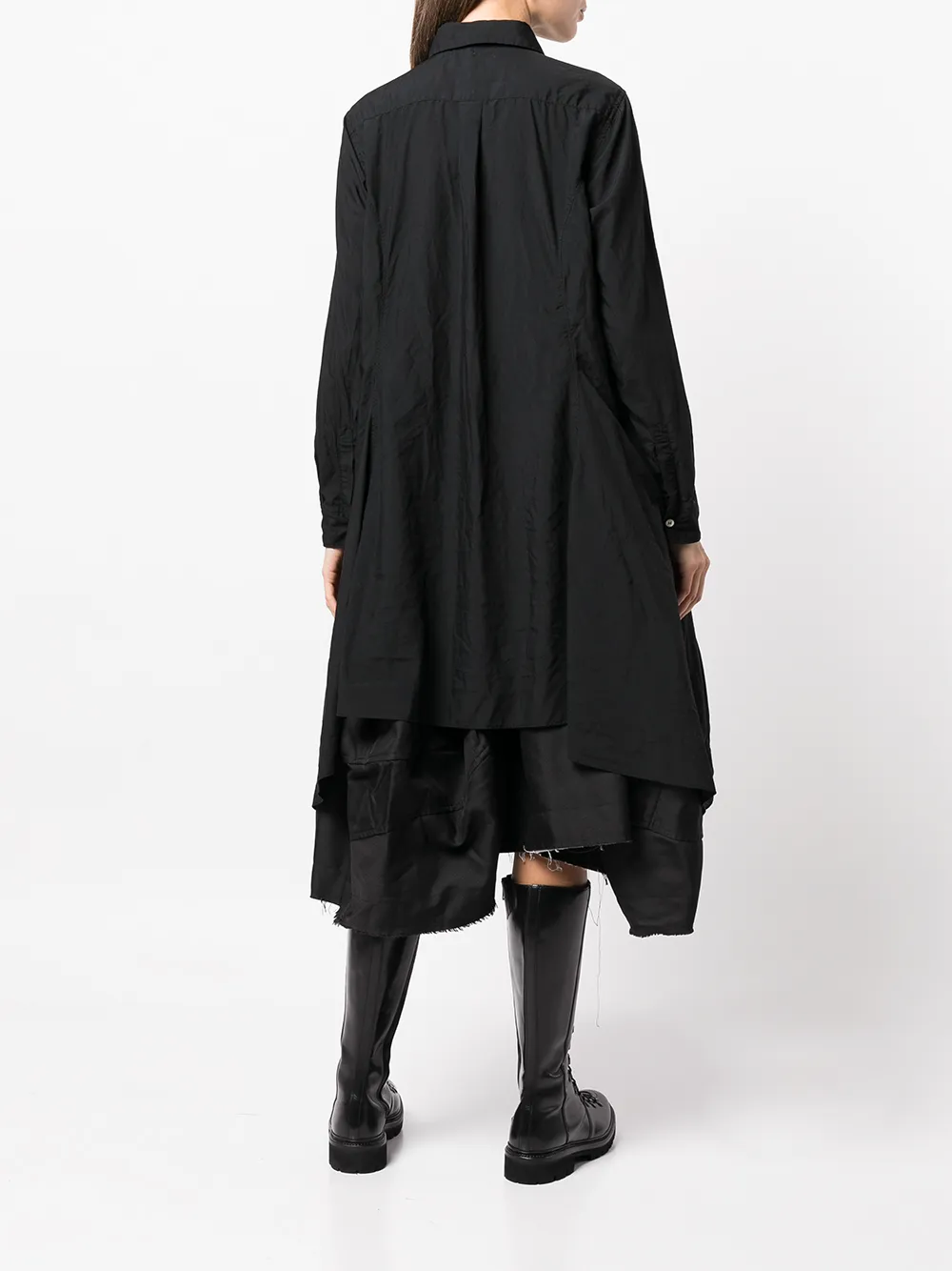 COMME DES GARÇONS RAW-CUT EDGE OVERSIZE SHIRT