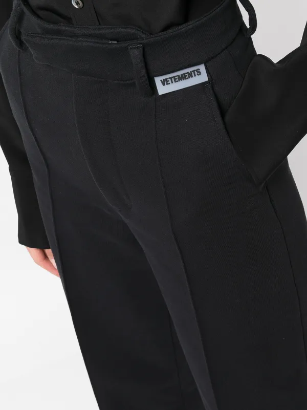 VETEMENTS Wide Leg Tailored Trousers - Farfetch