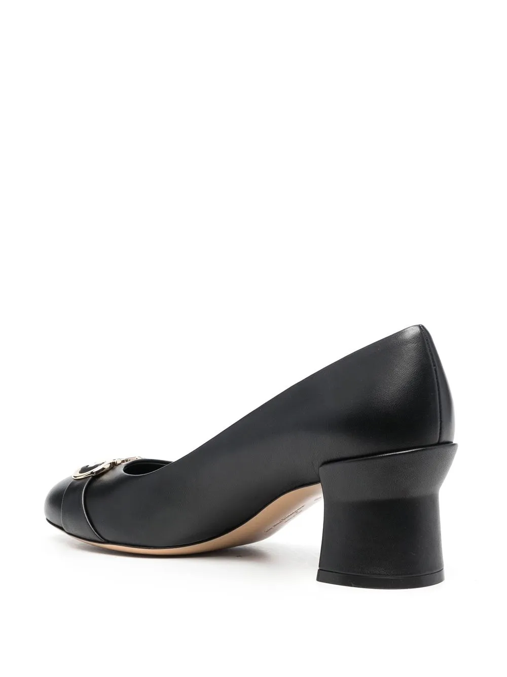Ferragamo Otilia 55mm Leather Pumps In Black