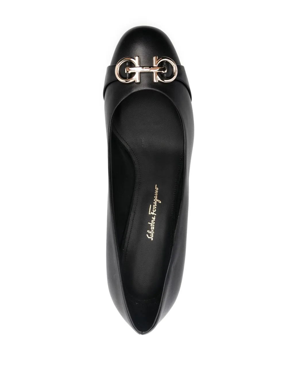 Ferragamo Otilia 55mm Leather Pumps In Black
