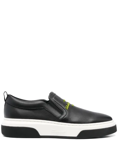 Ferragamo Cassina leather low-top sneakers