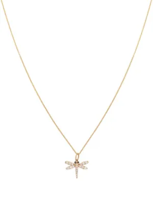 【Sydney Evan 】14k 飛行機チャーム ネックレス Shop Sydney Evan 14k Gold & Diamond Flying Saucer Charm