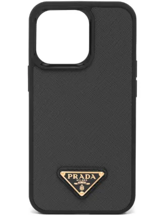 Prada プラダ トライアングルプレート iPhone 13 Pro ケース - Farfetch