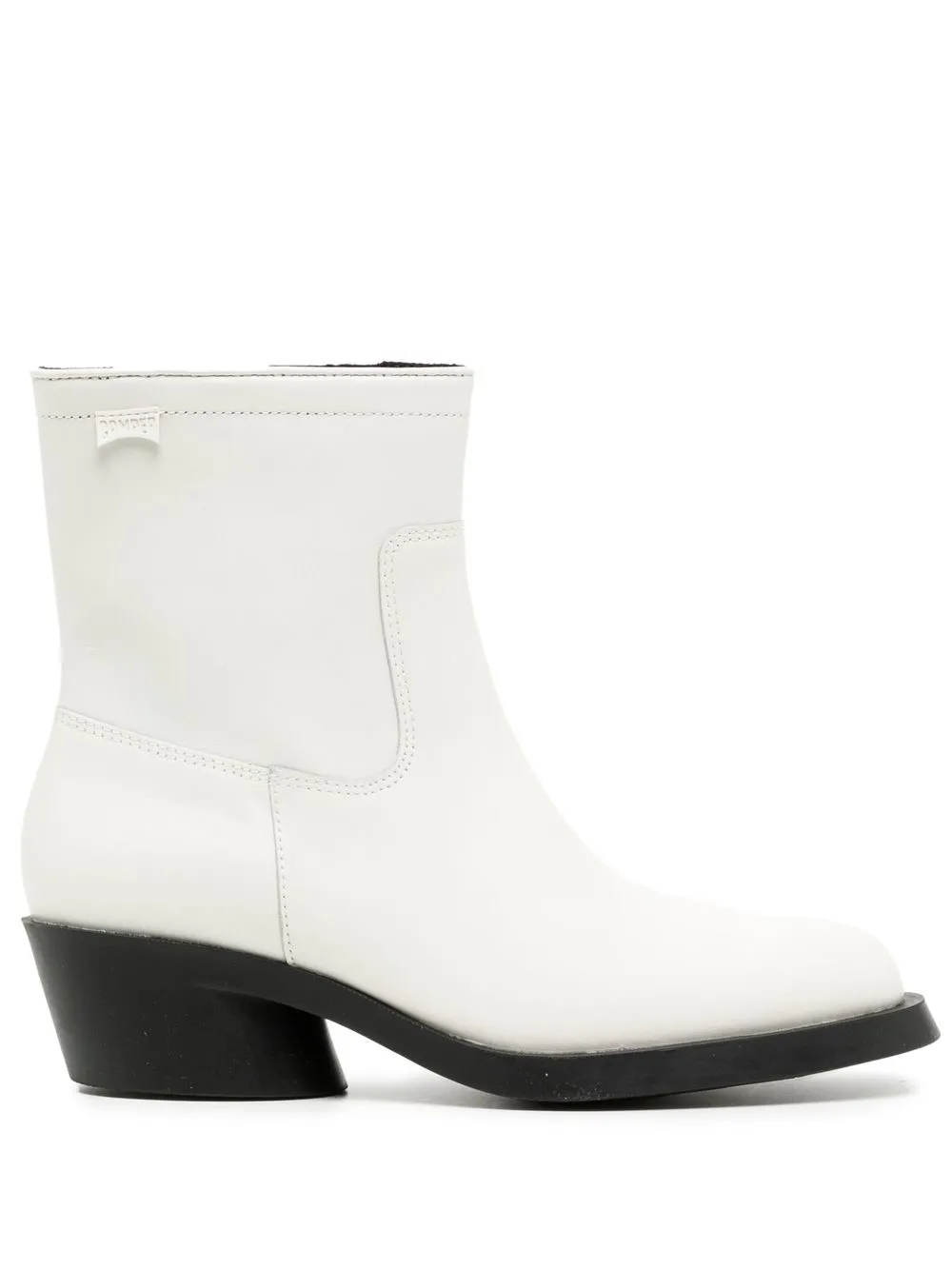 

Camper 50mm heeled leather boots - White