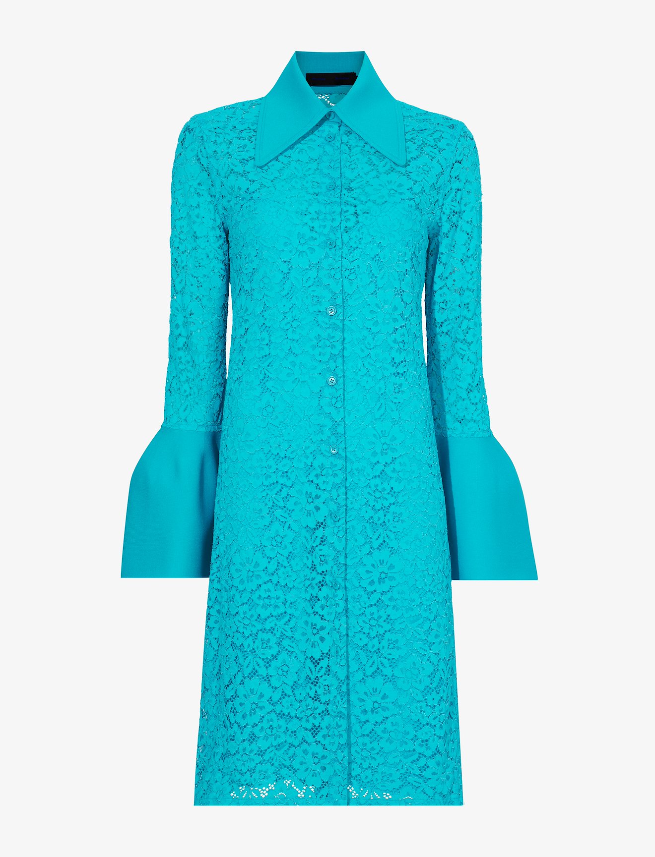 Stretch Lace Shirt Dress #4