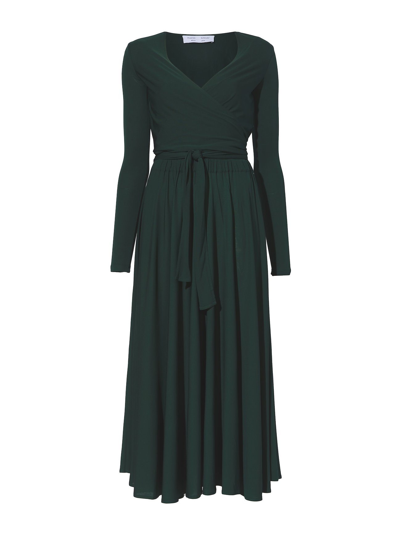 Matte Crepe Wrap Dress #4