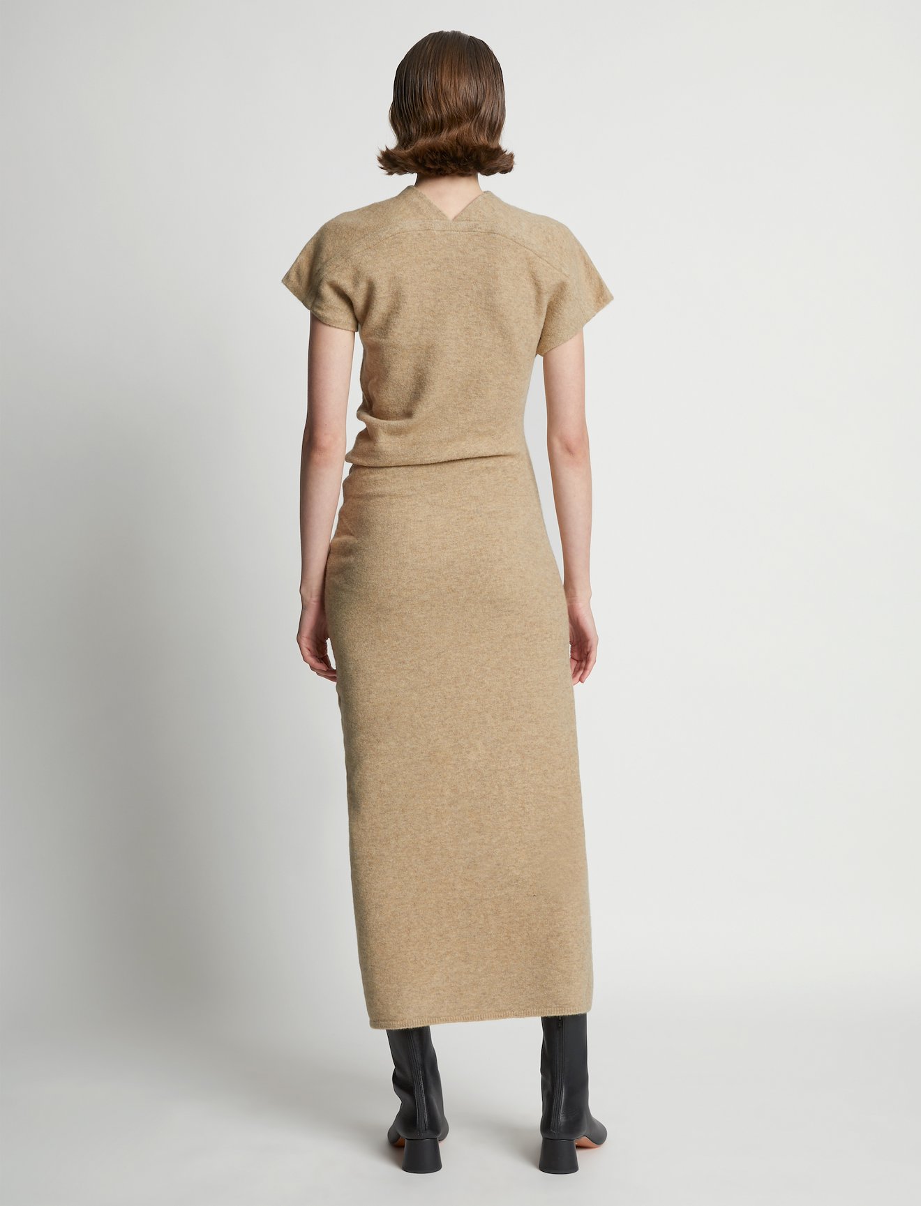 Wool Knit Twisted Dress #2