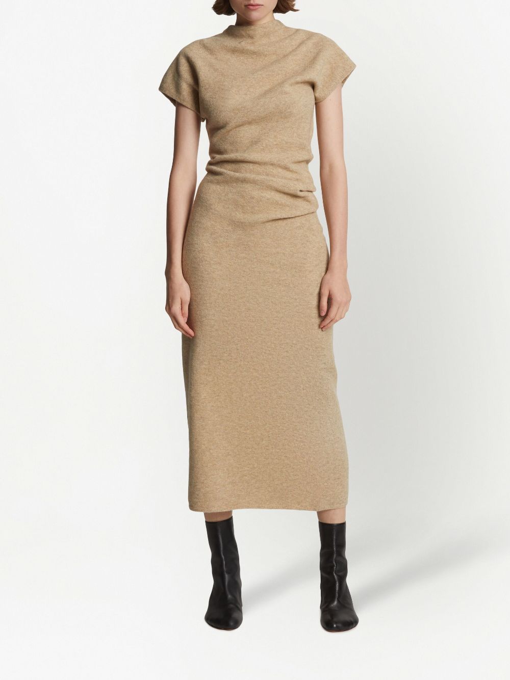 Proenza Schouler twisted detail cap sleeves Dress Farfetch