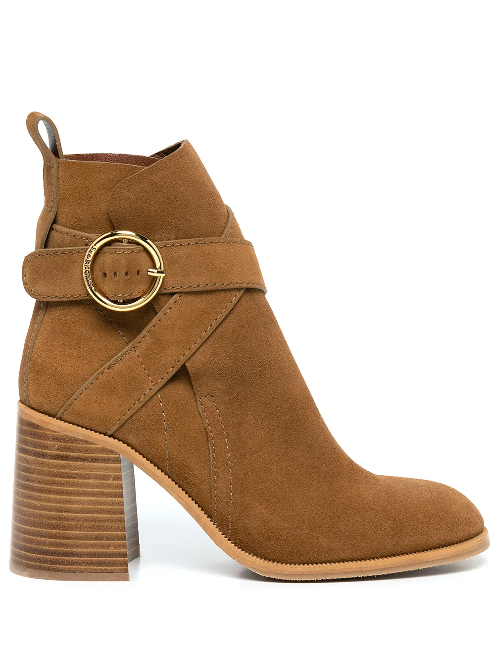 

See by Chloé Lyna suede ankle boots - Neutrals