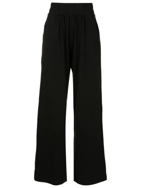 Lygia & Nanny Romã cotton-blend straight-leg trousers