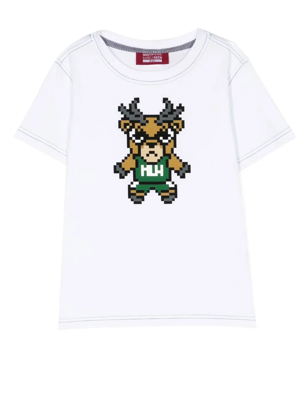 

Mostly Heard Rarely Seen 8-Bit graphic-print short-sleeve T-shirt - White