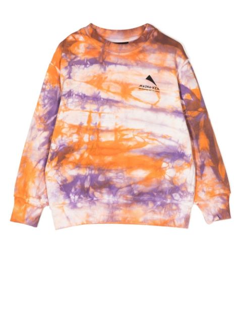 Mauna Kea tie-dye cotton sweatshirt