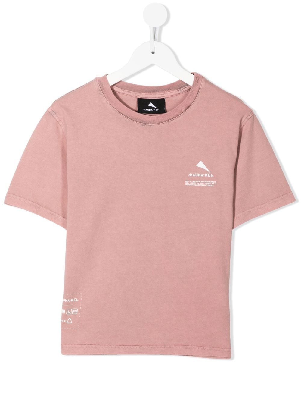mauna kea t-shirt à logo imprimé - rose