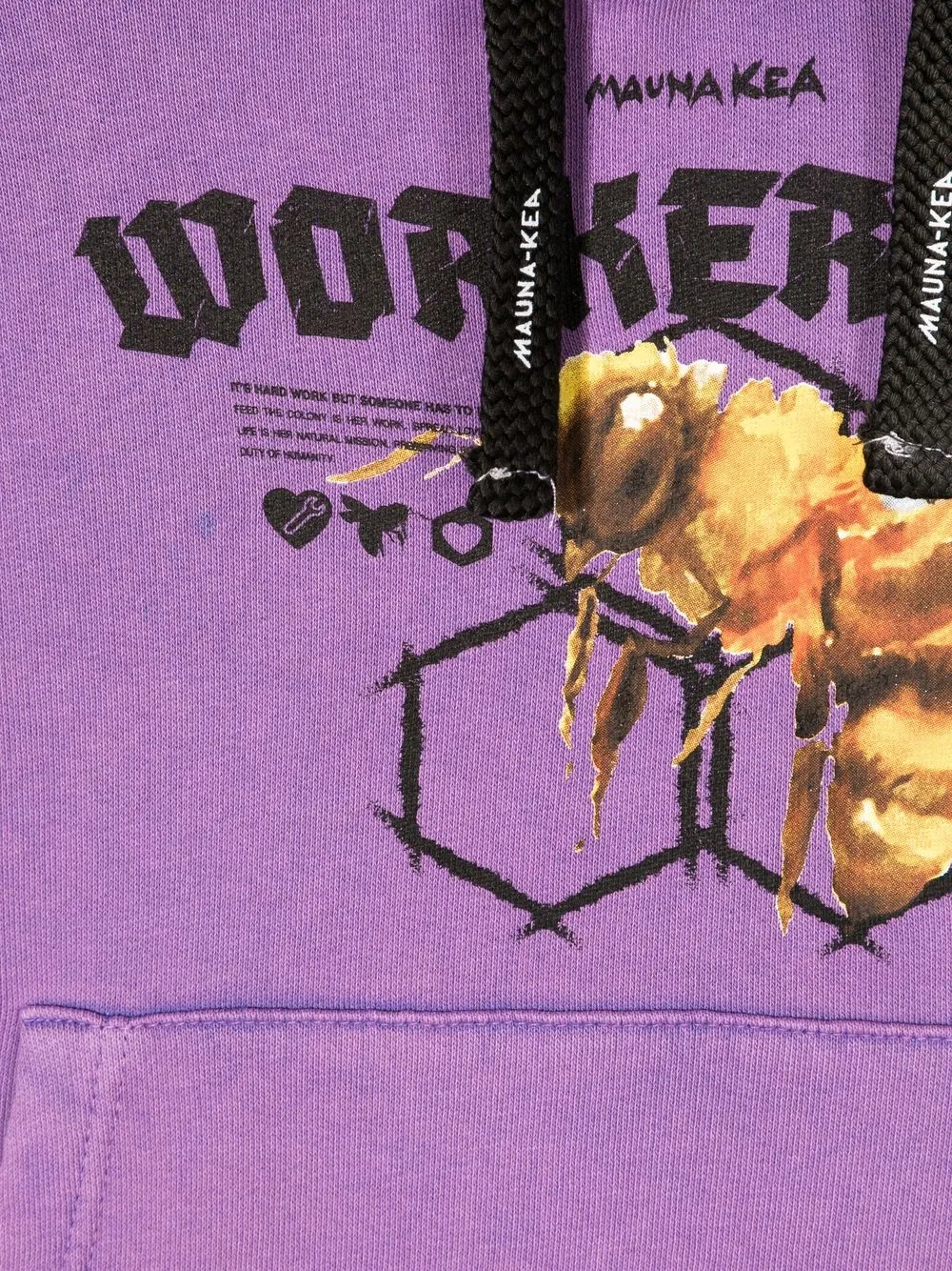 Mauna Kea Hoodie Mit Grafischem Print   Violett 