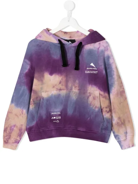 Mauna Kea hoodie con estampado tie-dye