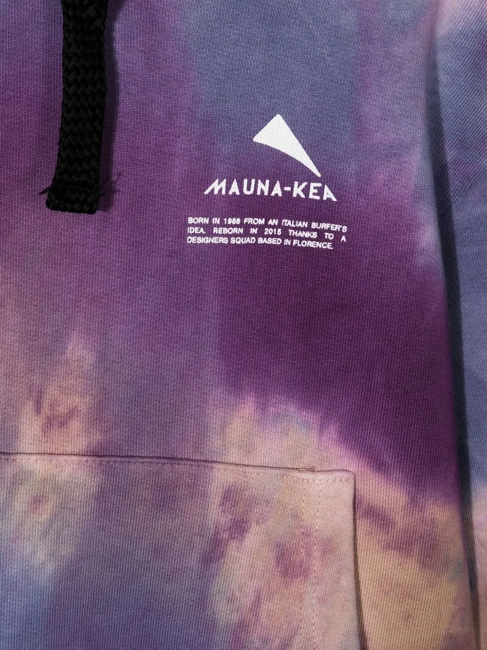  Mauna Kea Hoodie Mit Batikmuster   Violett 