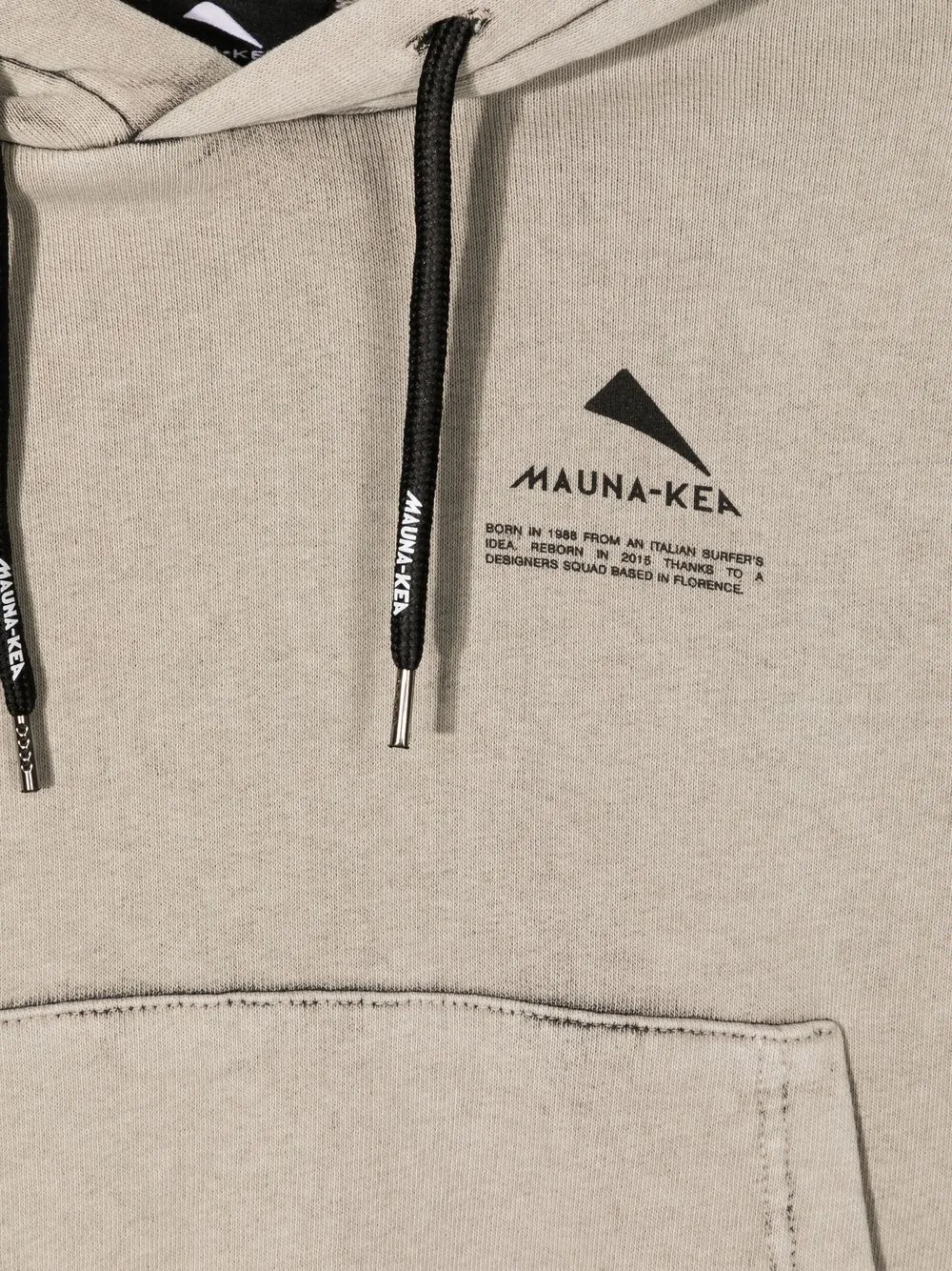  Mauna Kea Hoodie Mit Logo Print   Braun 