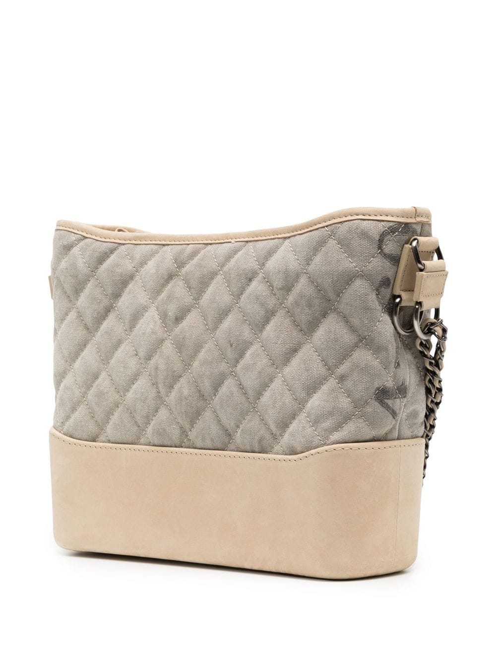 Shop Readymade Quilted-detail Shoulder Bag In Grey