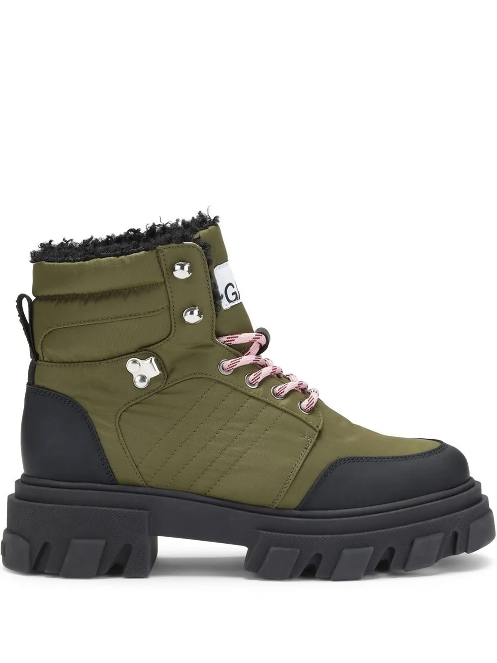 Kalamata lace-up hiking boots | GANNI 