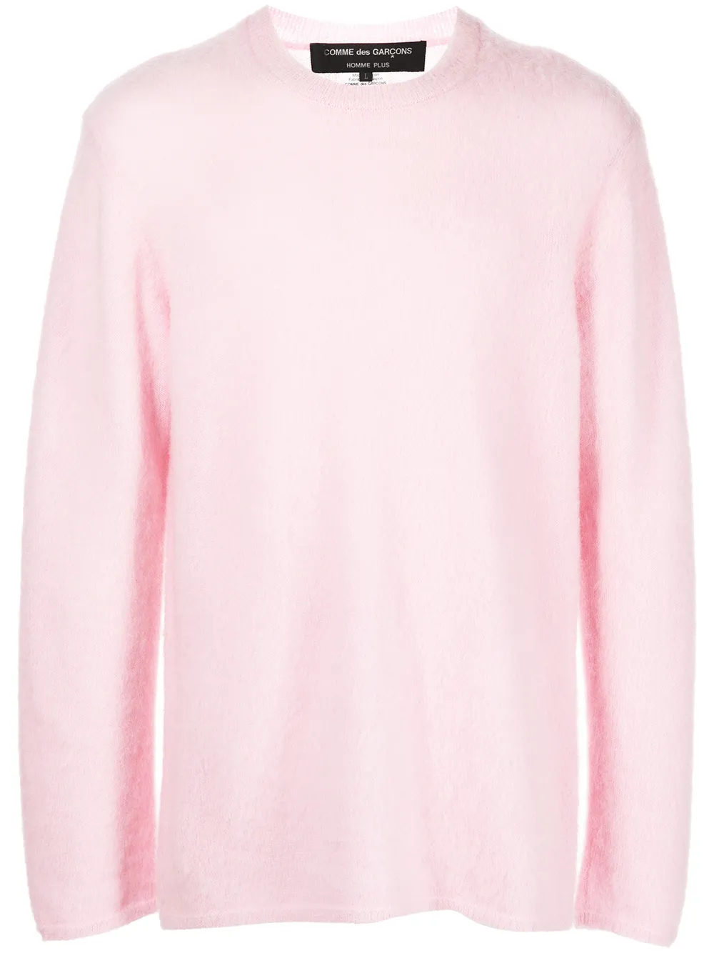 

Comme Des Garçons Homme Plus brushed wool jumper - Pink