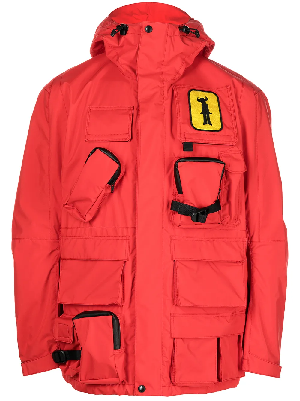 

Junya Watanabe MAN Jay Kay hooded jacket - Red