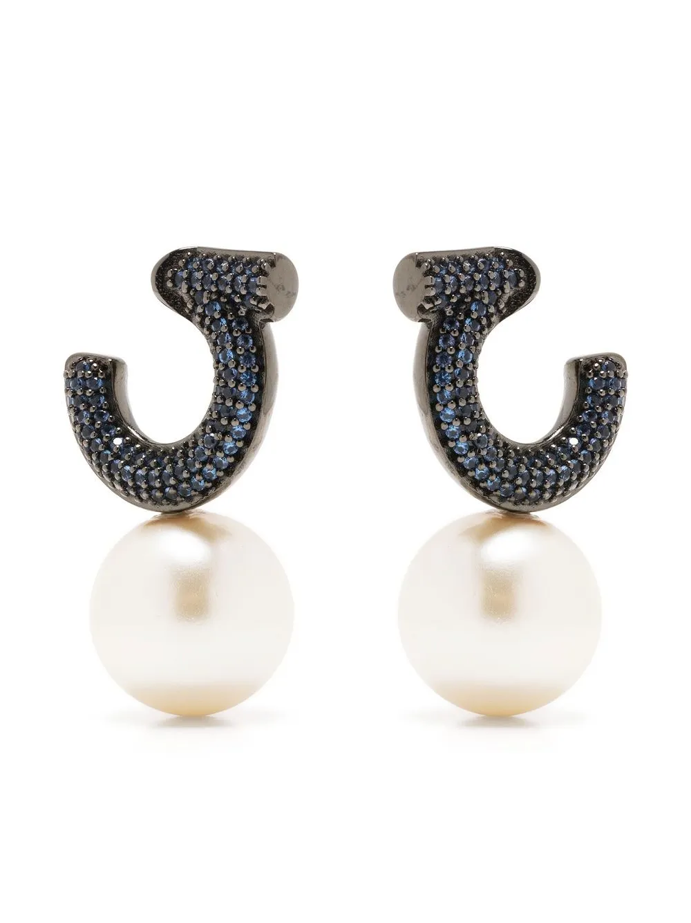 

Ferragamo Barogue pearl earrings - Metallic