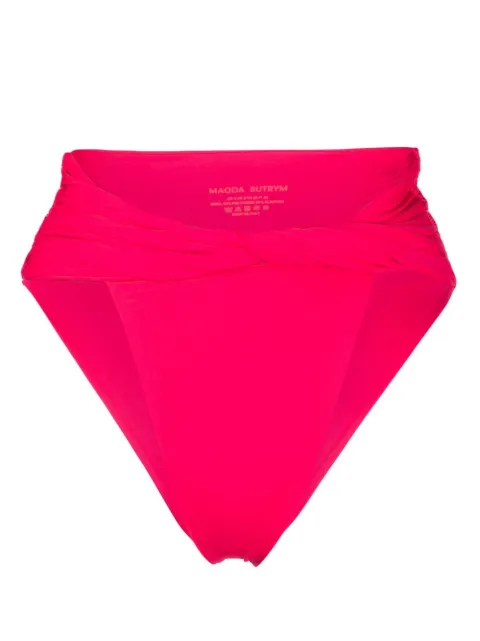 Magda Butrym Twisted high-waisted bikini bottoms