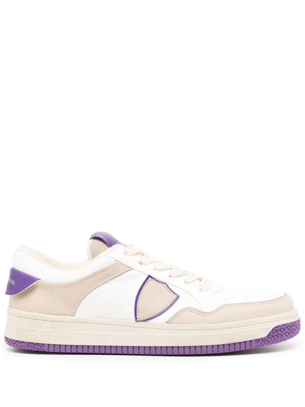 

Philippe Model Paris tenis Leon con paneles - Blanco