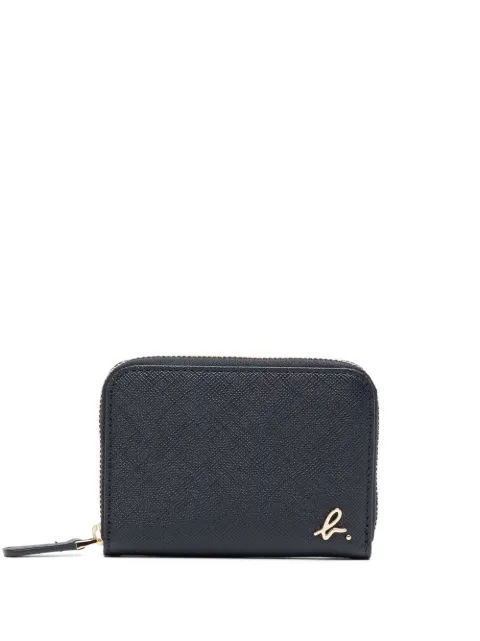 agnès b.  logo-detail leather purse 