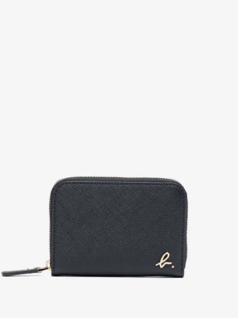 agnès b.  logo-detail leather purse 