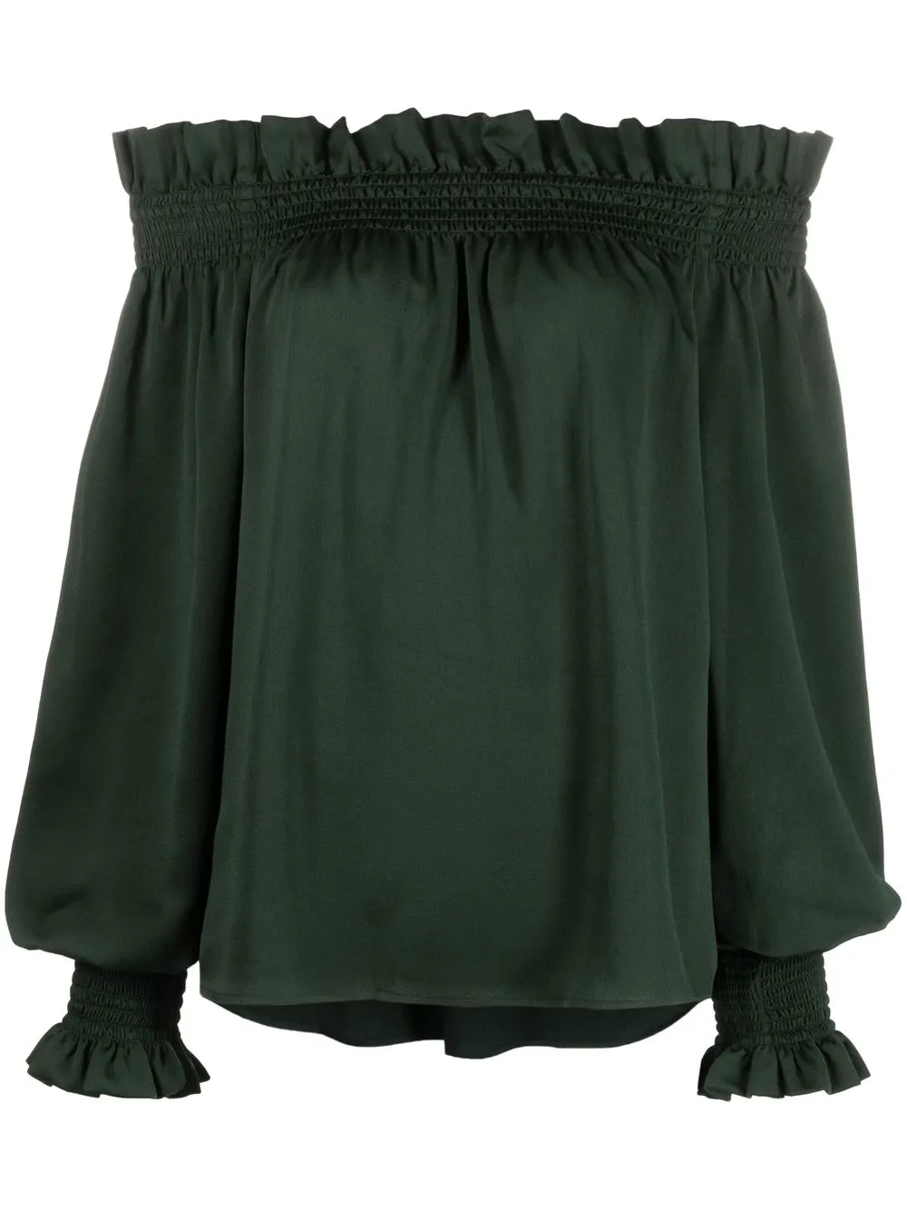 

See by Chloé blusa con hombros descubiertos - Verde