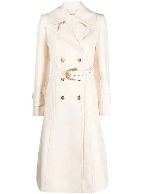 belted double-breasted coat